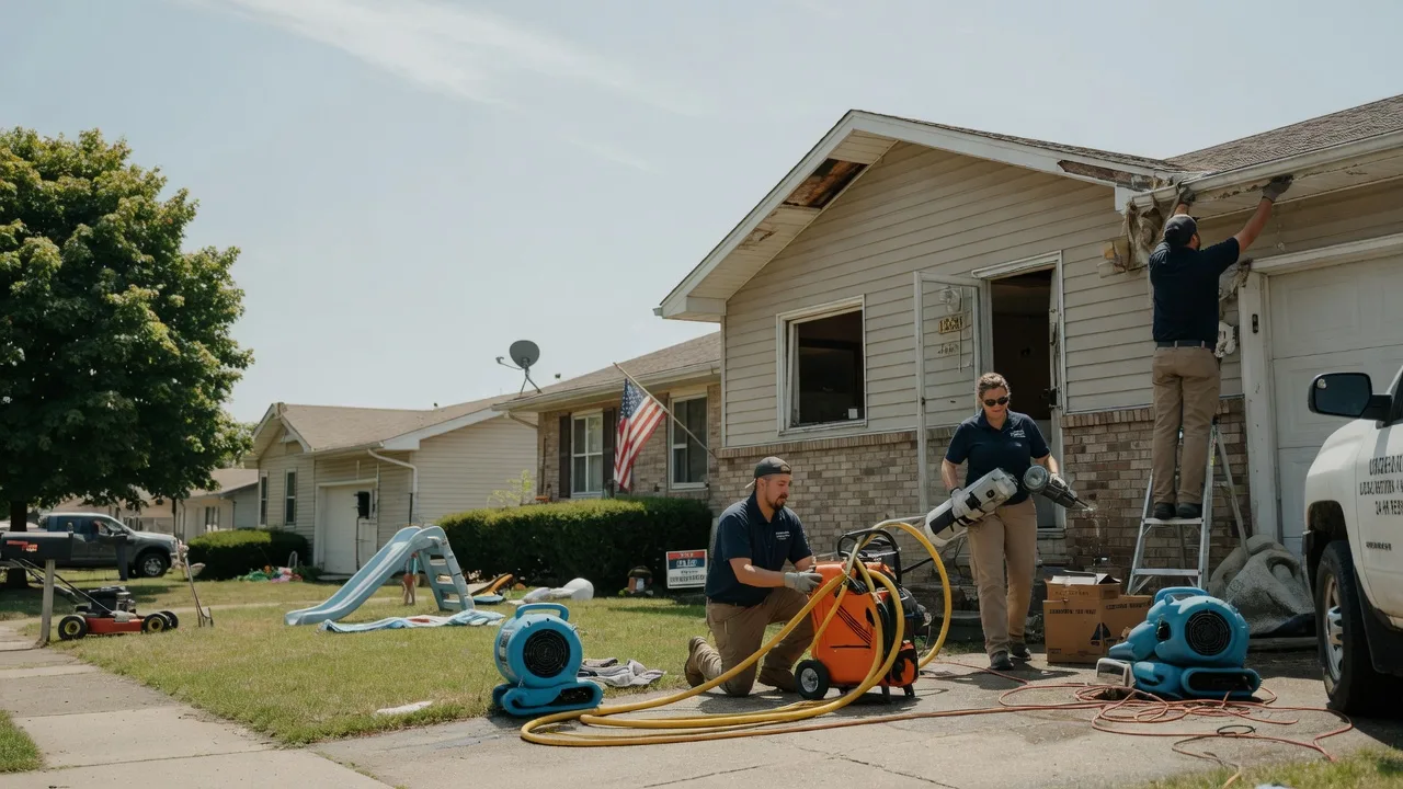 Water Damage Restoration in New London, IA near me
